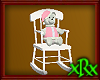 Teddy Chair Pink/White