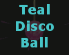 Teal Disco Ball