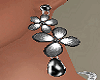 Silver Flower Jewel Set