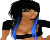 black/blue hair wiki emo