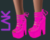 Neon Glow Pink Heels