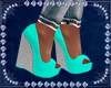 xS Teal Wedges