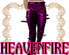 ^HF^ Pink Leather Pants