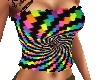 Bright Spiral Tube Top