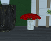 B~ Red Flowers Vase