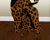 abs leopard print skirt