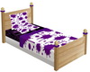 Purple Splatter Bed