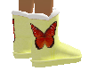 yellow butterfly boots