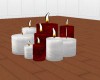 (v) Red & White Candles