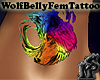 Wolf Belly Rave Tattoo F