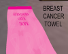 breast cancer towel