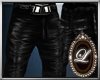 LIZ- leather blk pants