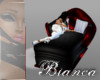 Red/Blk couple Chair