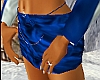 Blue Silk/skirt