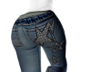 5 star stacked jeans