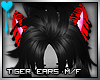 (E)Tiger Ears: Red