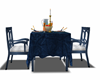 DINNER TABLE BLUE