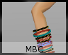 MBC|Chain Stud Bangles L