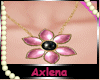 AXL Pink Necklace Flower