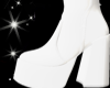 ! white platforms boots