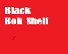 Plain Black Book Shelf