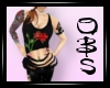 (OBS) Ripped Rose Top