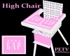 Baby GAP high chair pink