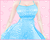 ⭐ Blue Silk Dress