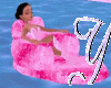 Pink Lounge Pool Float