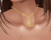 Sea gold necklace