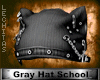 Hat School Gray