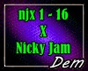 !D! Nicky Jam X