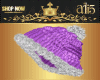 Purple Furry Beanie
