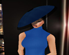 BLACK/BLUE TILT HAT
