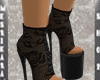 Cupid Lace Blk Platforms