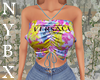 Colorful Vsace Top