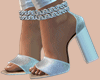 E* Silver Suzy Heels