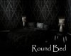 AV Black Round Bed