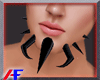 AF. Beard Black Spikes