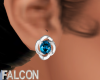Silver Blue Earring