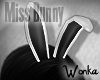 W° Miss WhiteBunny Ears