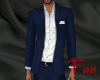 FUN Blue-grey suit top