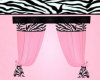 [Y] Zebra Pink Curtains