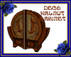 Deco Walnut Cabinet