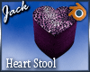 Purple Heart Stool