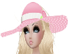 Child Pink Bunny Sun Hat