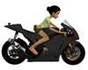Black Moto Gp Super Bike