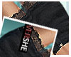 Denim Skirt Frayed RL