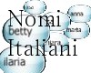 Nomi Italiani