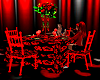 Red Rose Dining Table